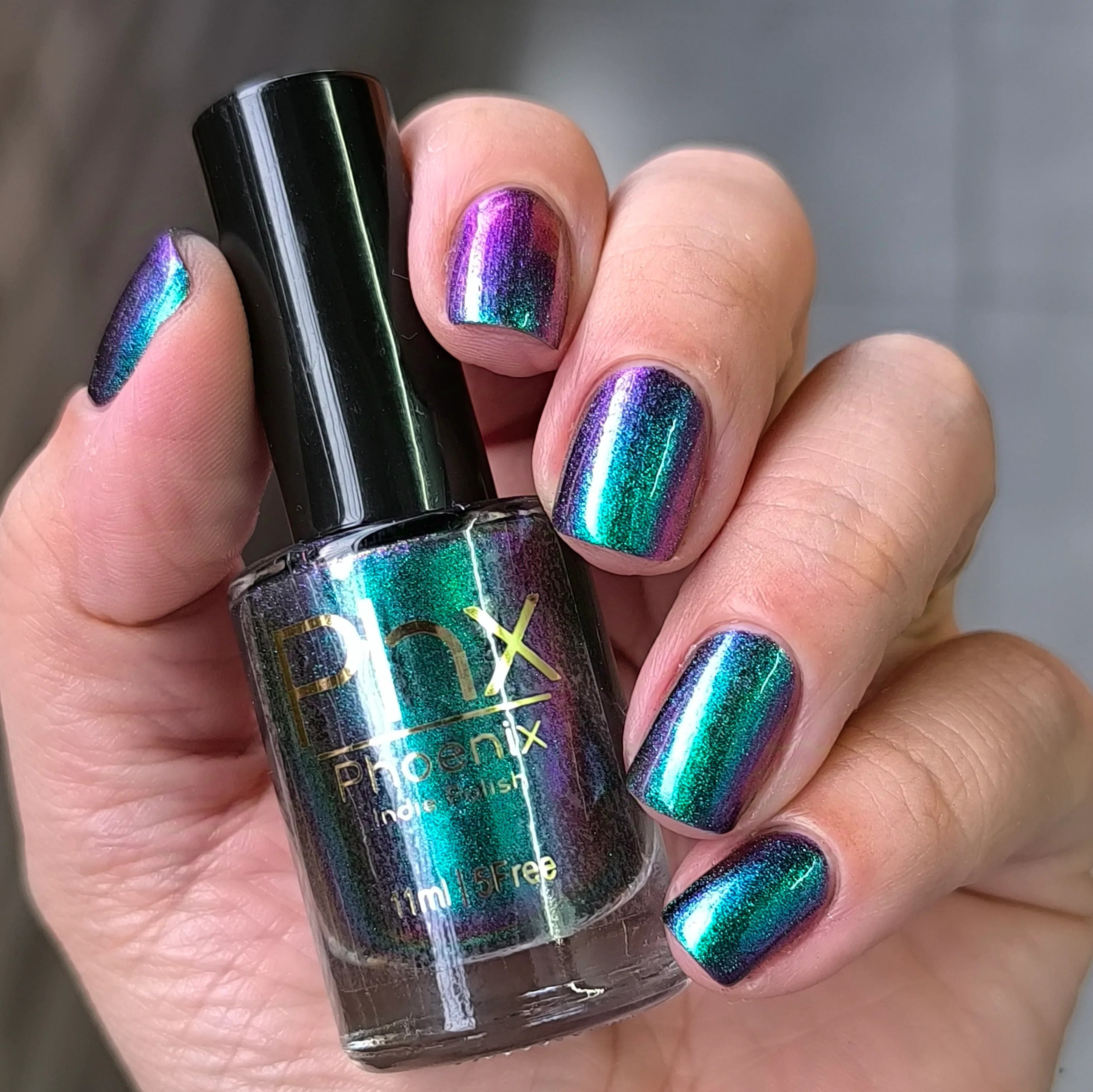 Lac de unghii Phoenix Indie Violet Sabrewing Hummingbird, 15 ml [2]