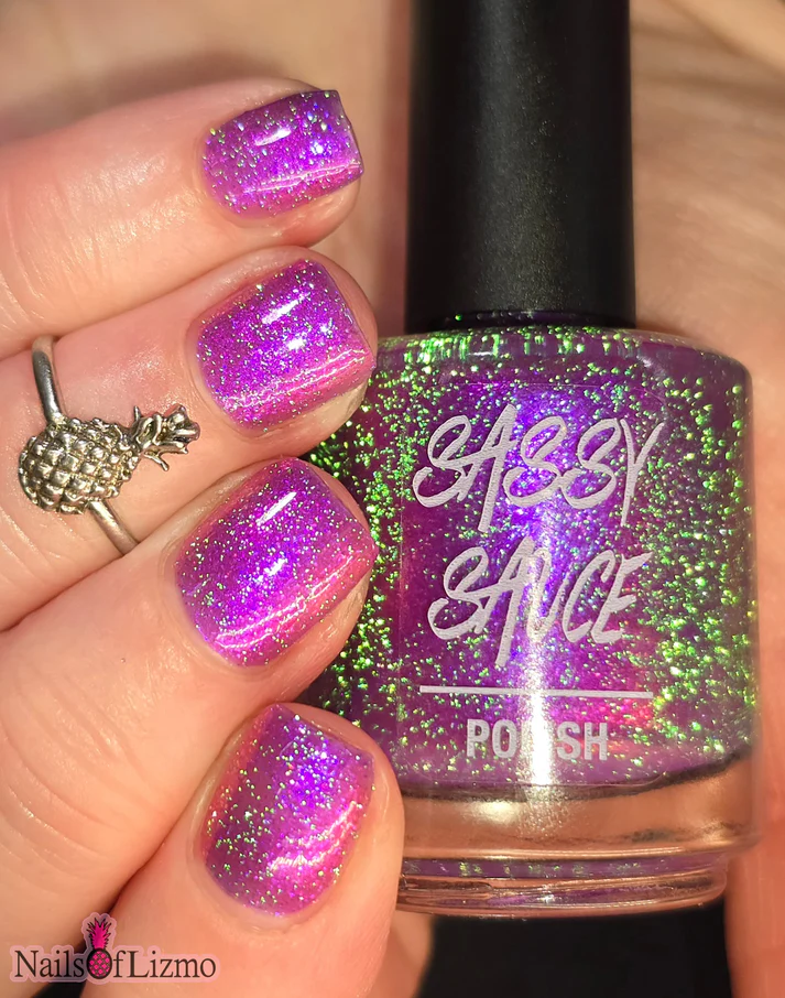 Lac de unghii Sassy Sauce Stay Awhile, 15 ml [5]