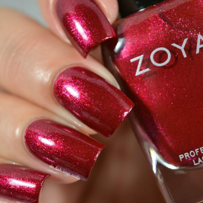 Set 3 lacuri de unghii Zoya Red, Blue & oooHHH Trio [4]