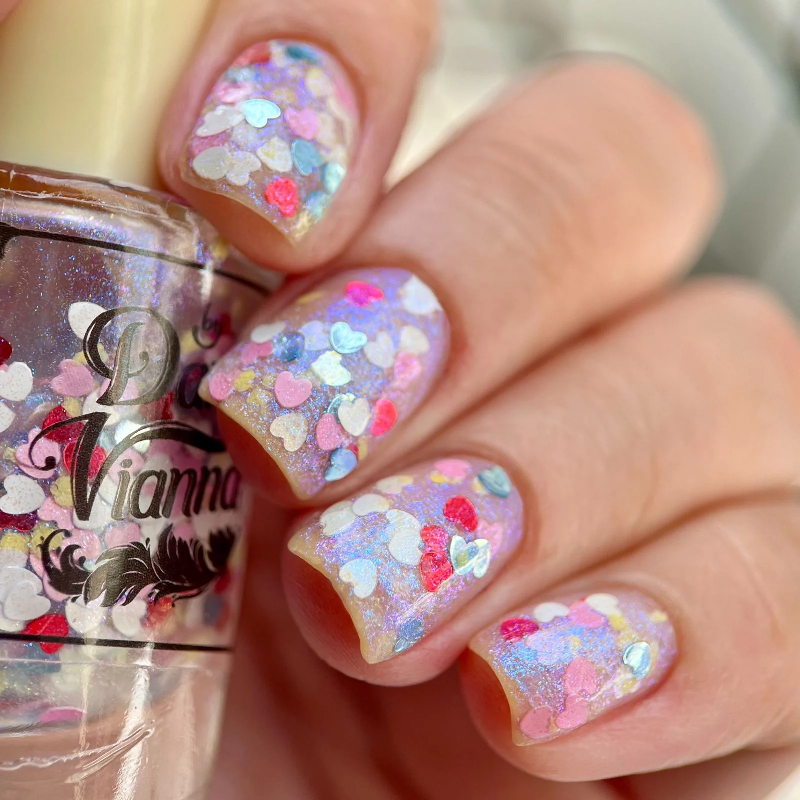 Lac de unghii By Dany Vianna Conversational Hearts, 10 ml [2]