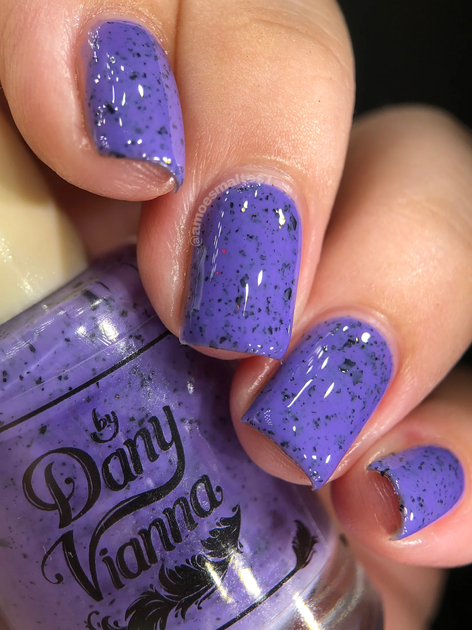 Lac de unghii By Dany Vianna Speckle Me Violet, 10 ml [0]