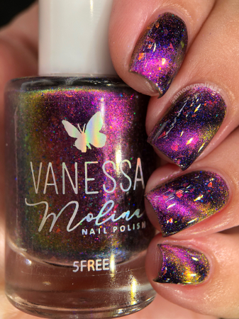 Lac de unghii By Vanessa Molina Blueberry Cream, 10 ml [0]
