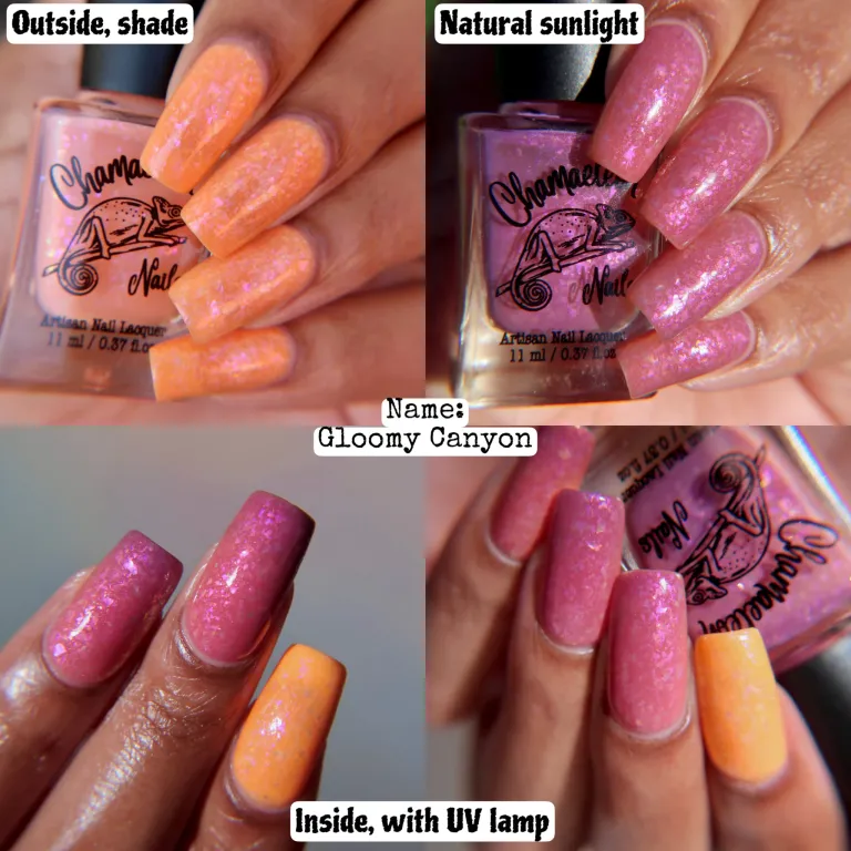 Lac de unghii Chamaeleon Nails Gloomy Canyon, 11 ml [3]