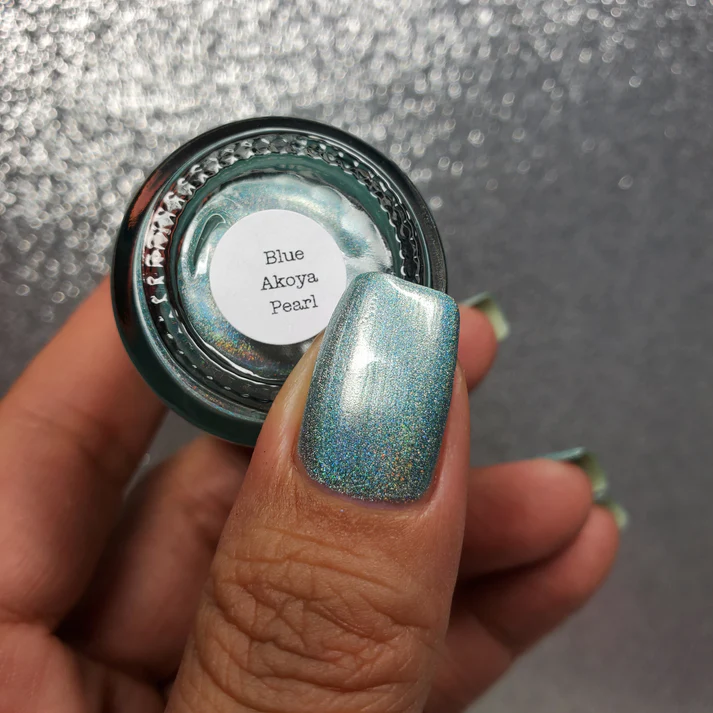 Lac de unghii Dam Nail Polish Blue Akoya Pearl, 15 ml [1]