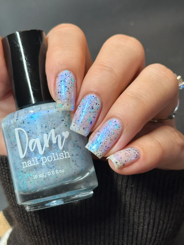 Lac de unghii Dam Nail Polish Iridescent Ice, 15 ml [0]