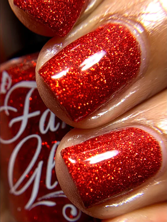 Lac de unghii Fancy Gloss Red Twinkle, 15 ml [2]