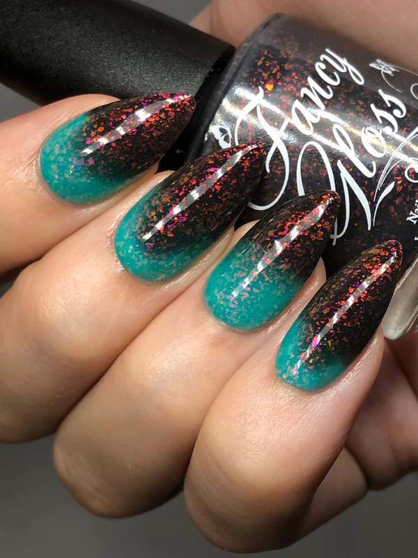 Lac de unghii Fancy Gloss Darkest Mermaid 2.0, 15 ml [2]