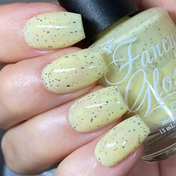 Lac de unghii Fancy Gloss Yellow Speckled Egg, 15 ml [0]