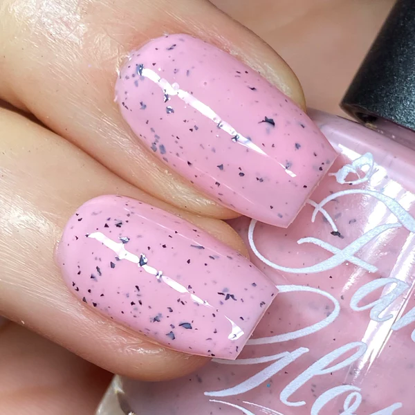 Lac de unghii Fancy Gloss Pink Speckled Egg, 15 ml [1]