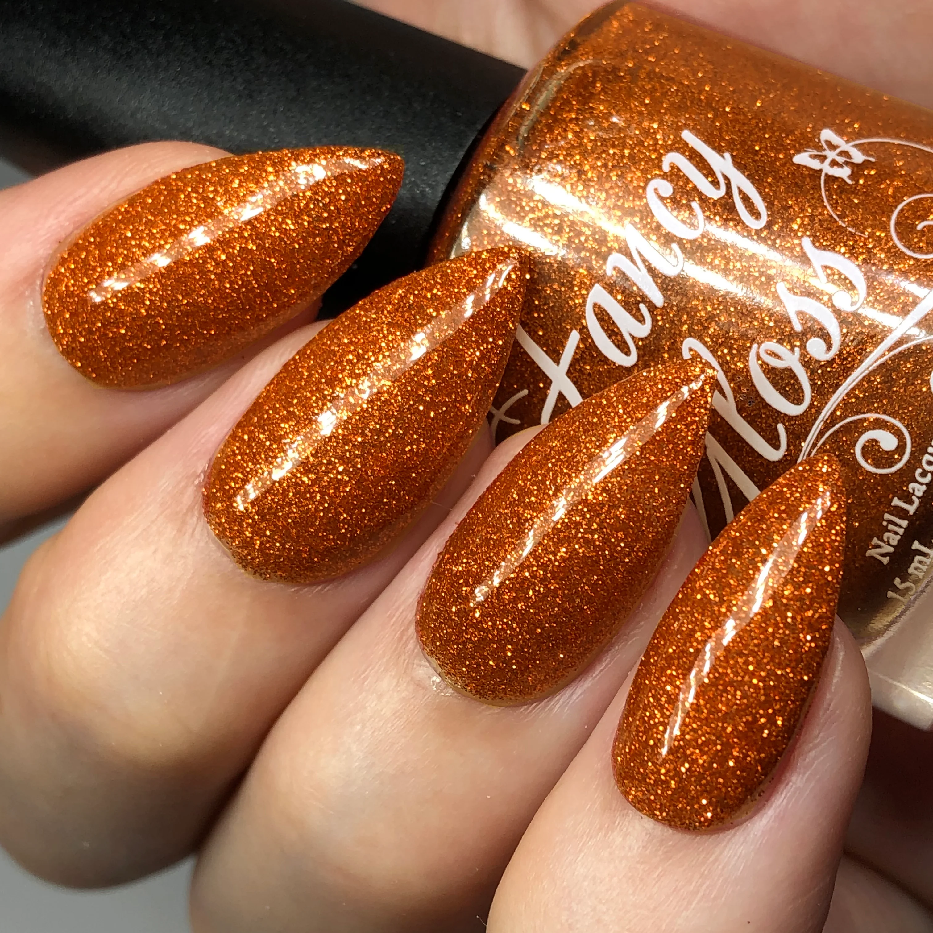 Lac de unghii Fancy Gloss Orange Twinkle, 15 ml [0]
