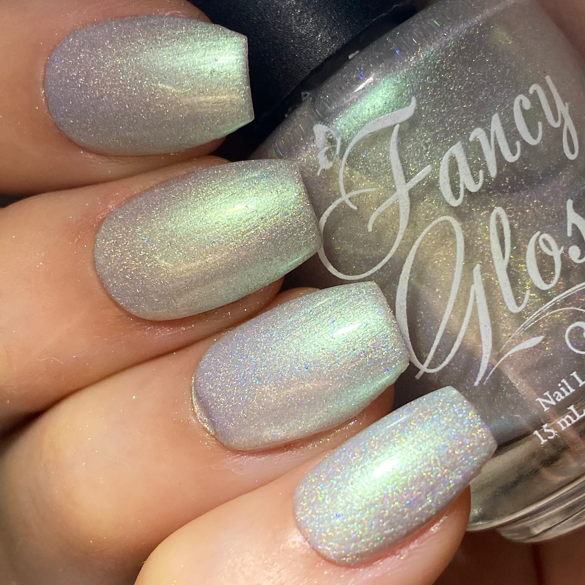 Lac de unghii Fancy Gloss Green Starlight, 15 ml [0]