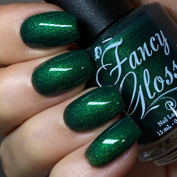 Lac de unghii Fancy Gloss Green Velvet, 15 ml [2]