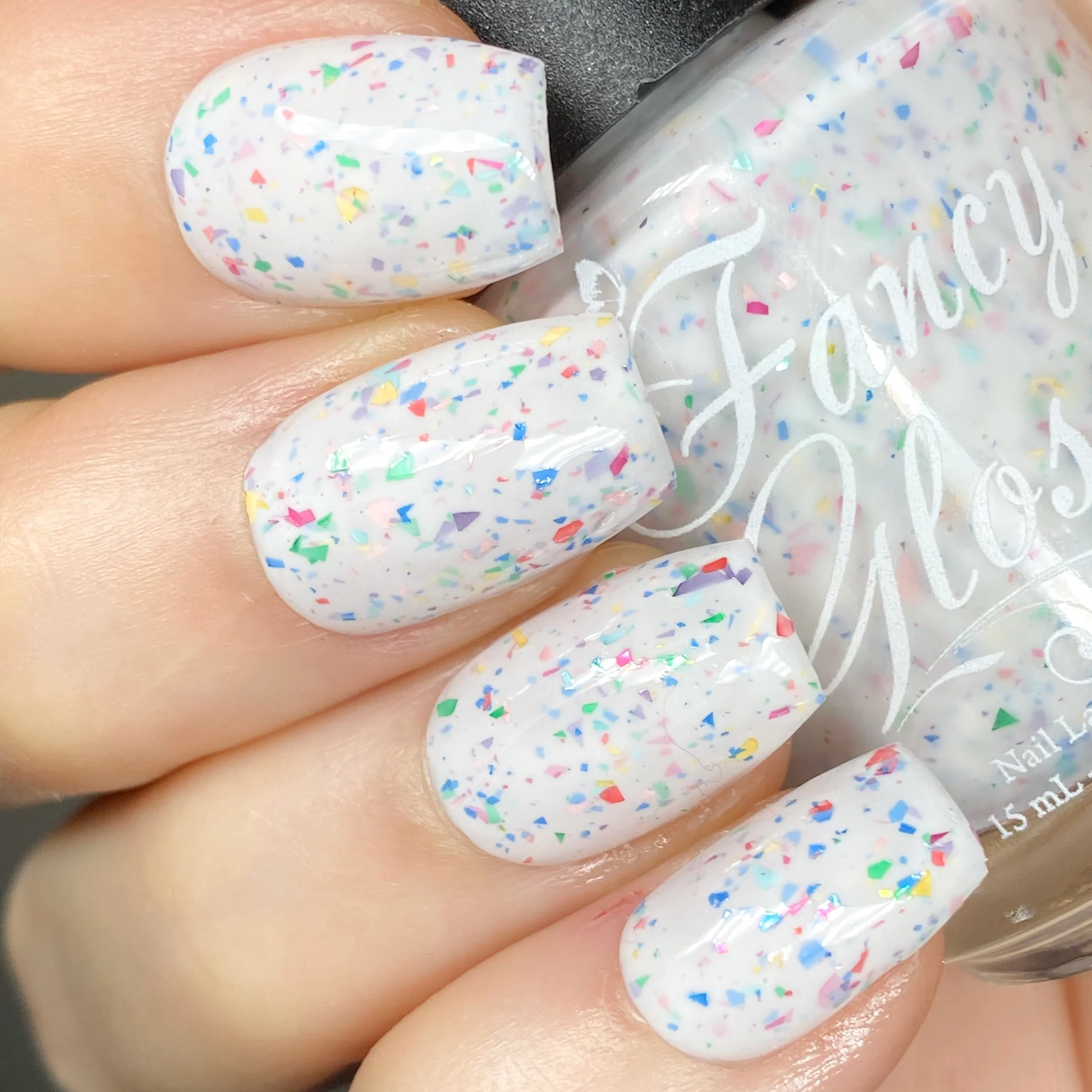 Lac de unghii Fancy Gloss Funfetti Cake, 15 ml [0]