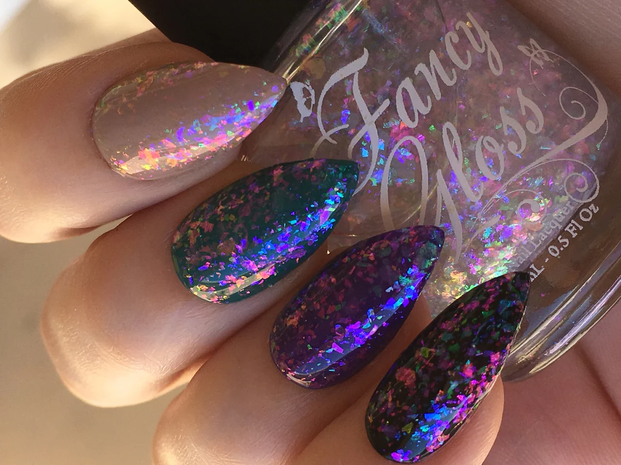 Lac de unghii Fancy Gloss Rainbow Moonstone, 15 ml [2]