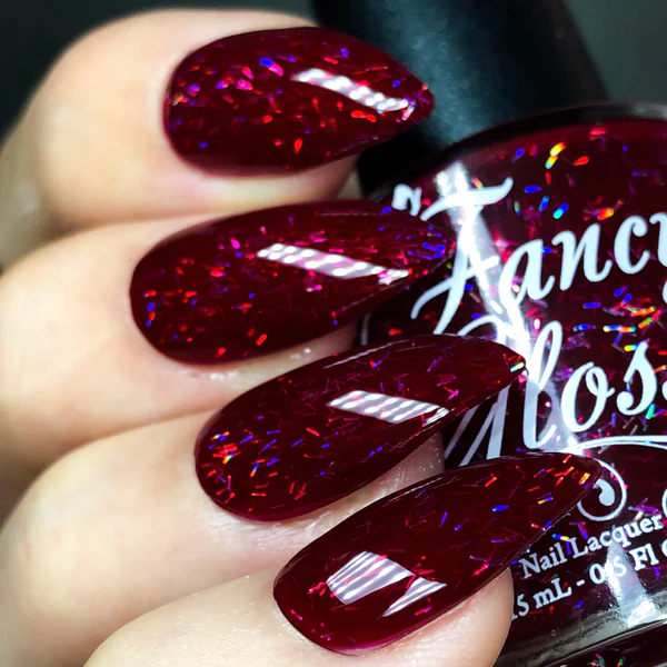 Lac de unghii Fancy Gloss Red Sparks, 15 ml [0]