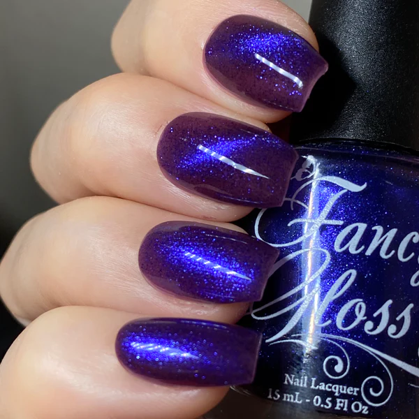 Lac de unghii Fancy Gloss Indigo Magnetic Top Coat, 15 ml [2]