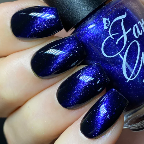 Lac de unghii Fancy Gloss Indigo Magnetic Top Coat, 15 ml [0]