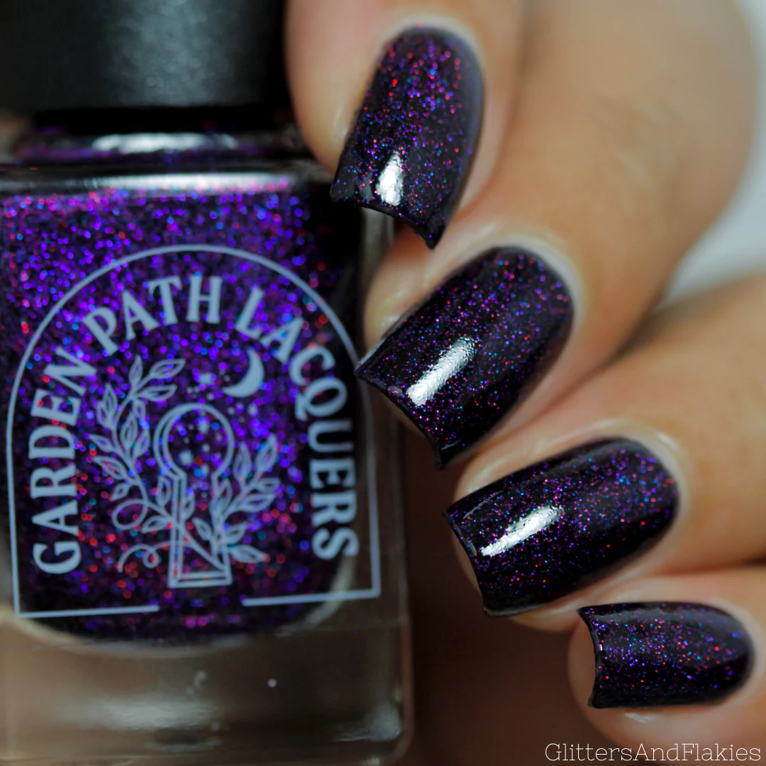 Lac de unghii Garden Path Lacquers Glitter On the Wet Streets, 12 ml [0]