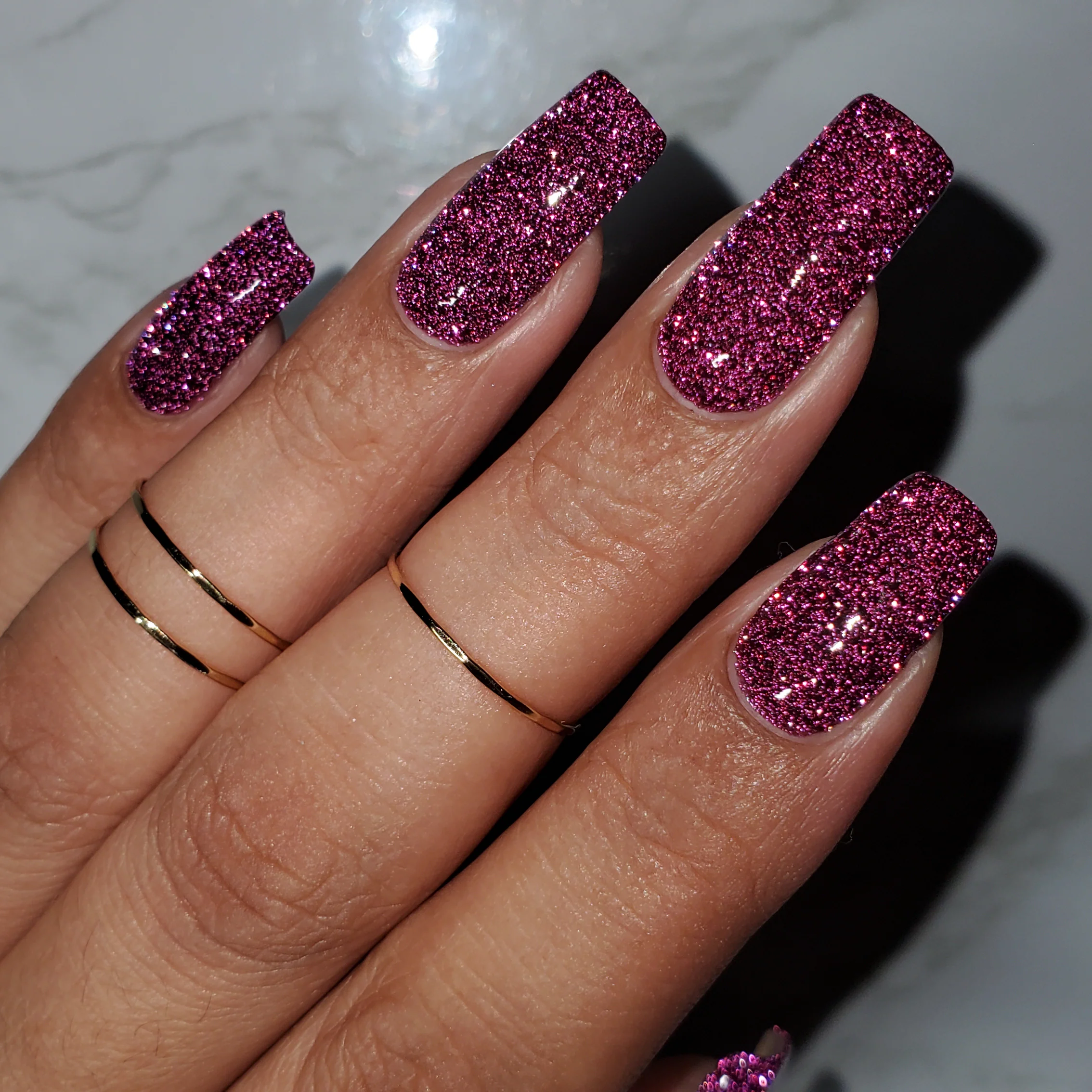 Lac de unghii KBShimmer Let the Beet Drop, 15 ml [2]