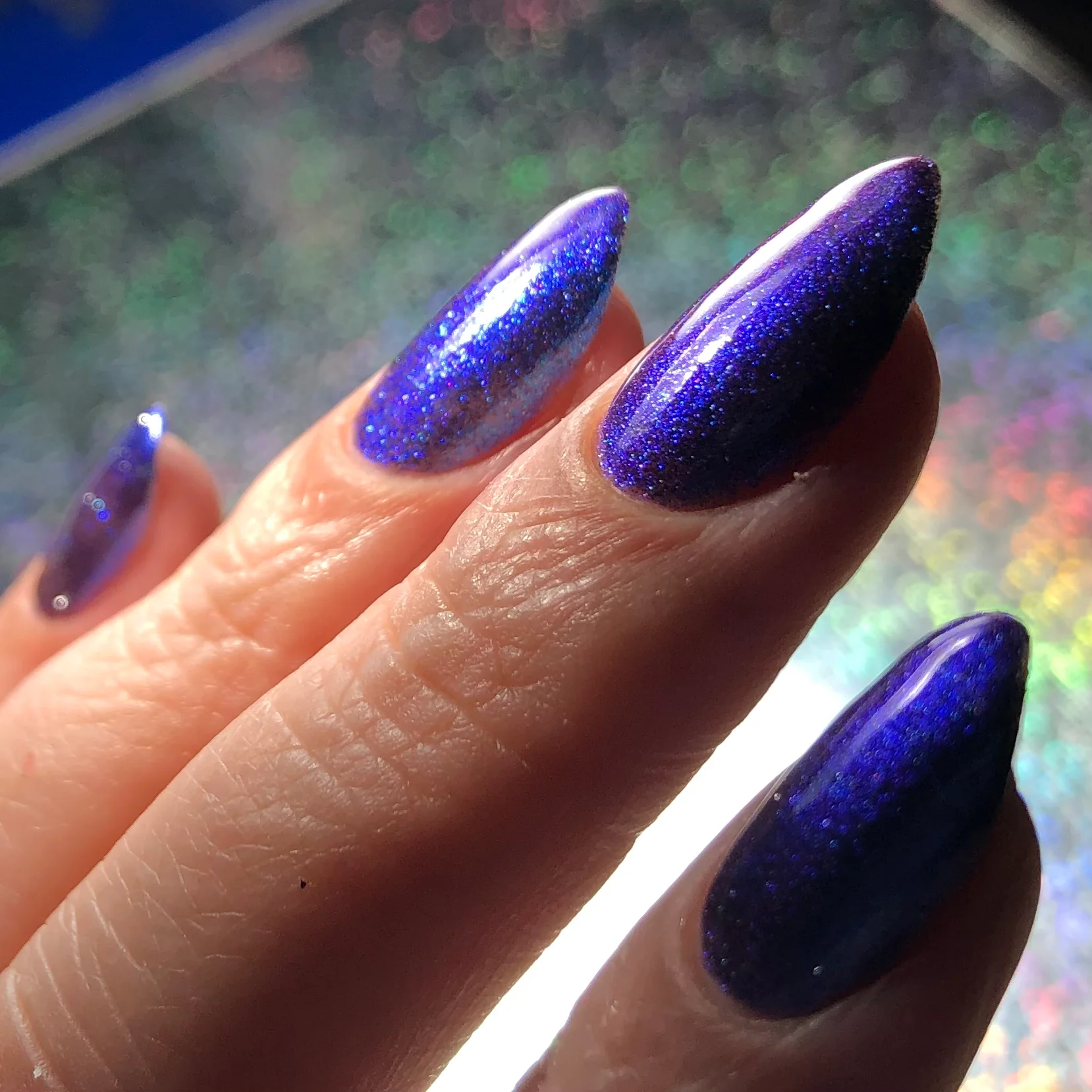 Lac de unghii M&N Indie Polish Blue Minkweed Beetle, 10 ml [4]