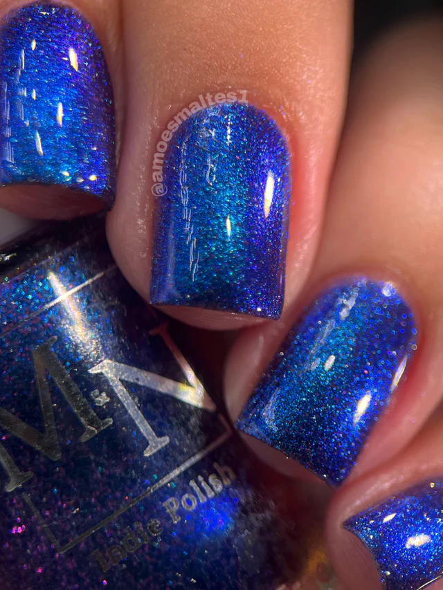 Lac de unghii M&N Indie Polish Blue Minkweed Beetle, 10 ml [0]