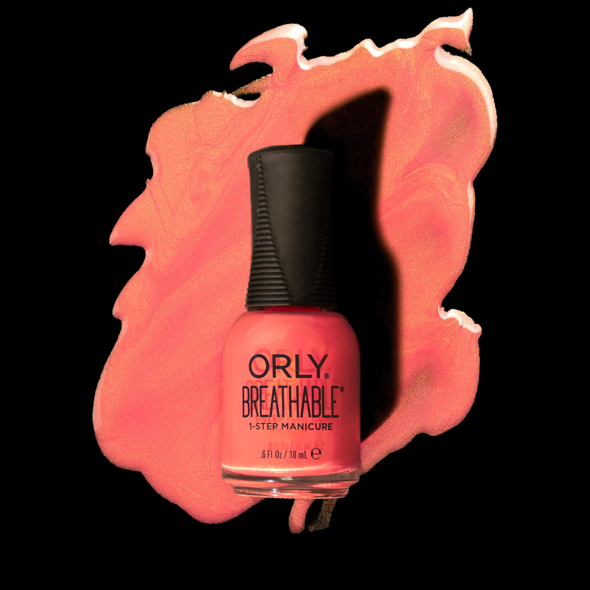 Lac de unghii Orly Breathable The Floor Is Lava, 18 ml [2]
