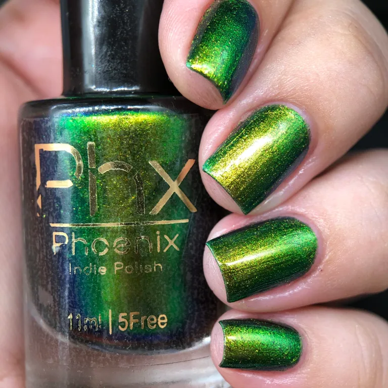 Lac de unghii Phoenix Indie Green Breasted Mango, 15 ml [1]