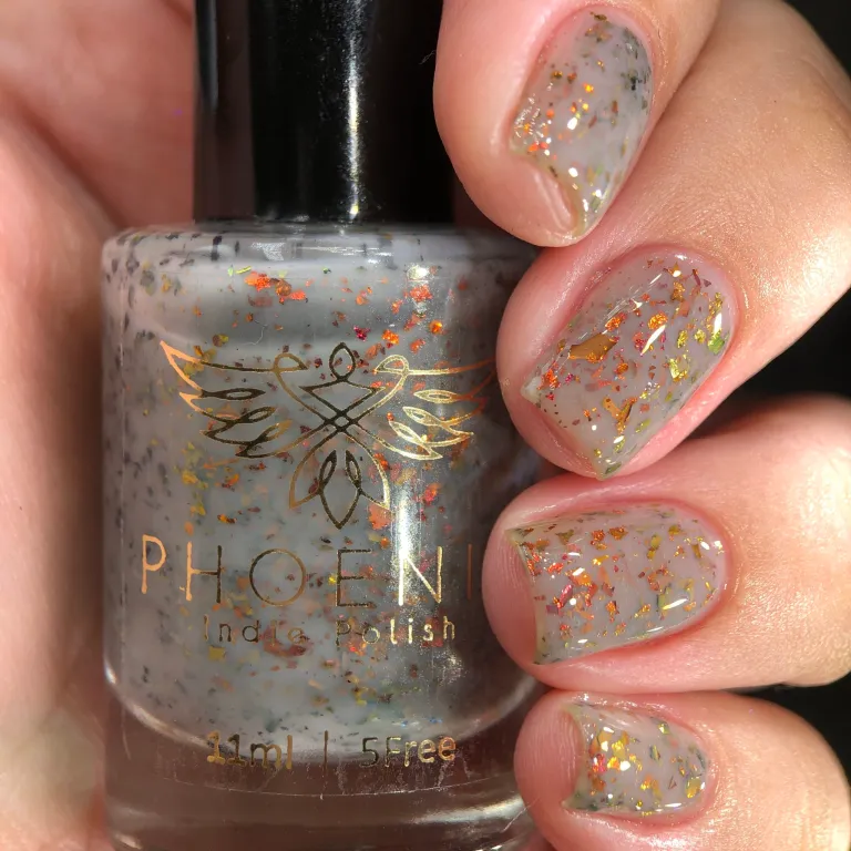 Lac de unghii Phoenix Indie Metamorph Too But Grey, 10 ml [0]