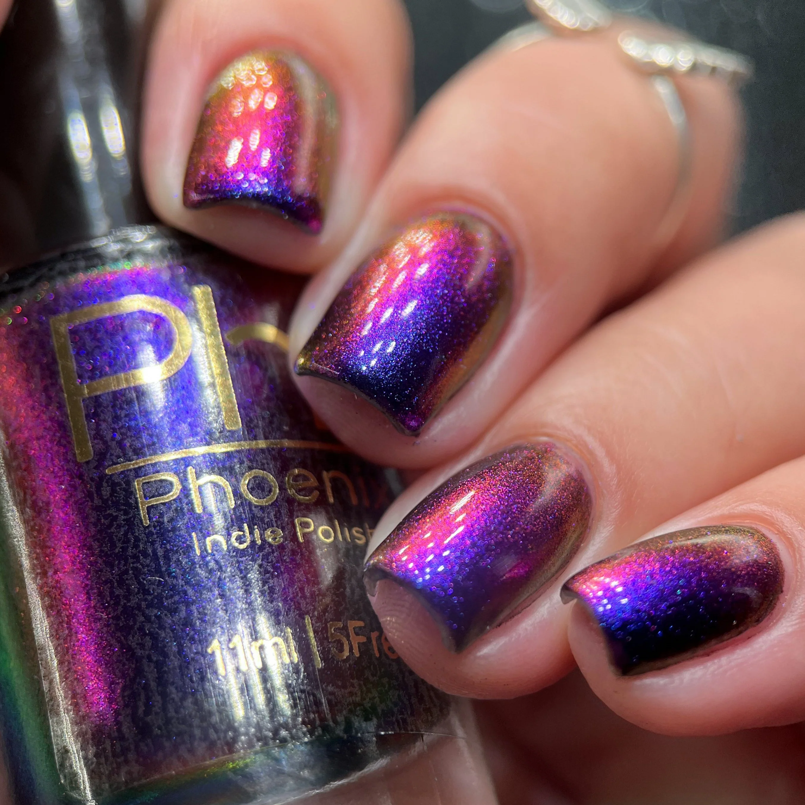 Lac de unghii Phoenix Indie Garnet Throated Hummingbird, 15 ml [3]