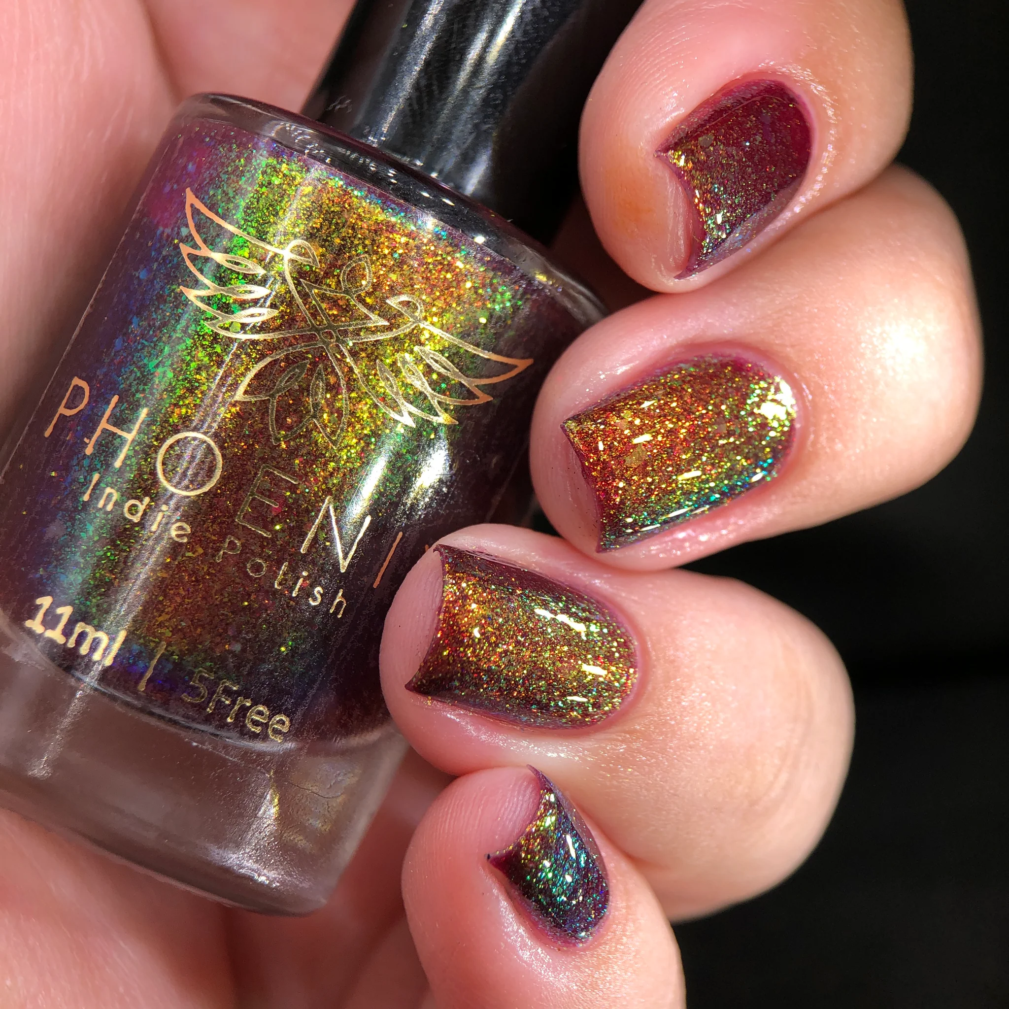 Lac de unghii Phoenix Indie Chaos Manipulaton, 10 ml [0]