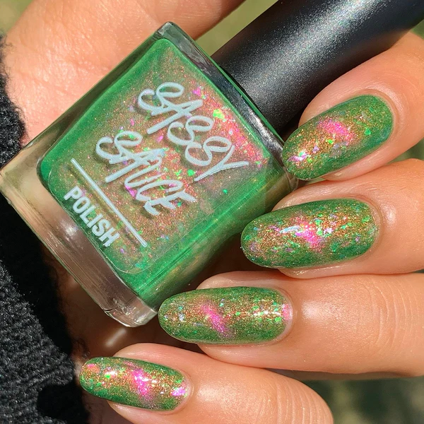 Lac de unghii Sassy Sauce Green Goddess, 15 ml [3]