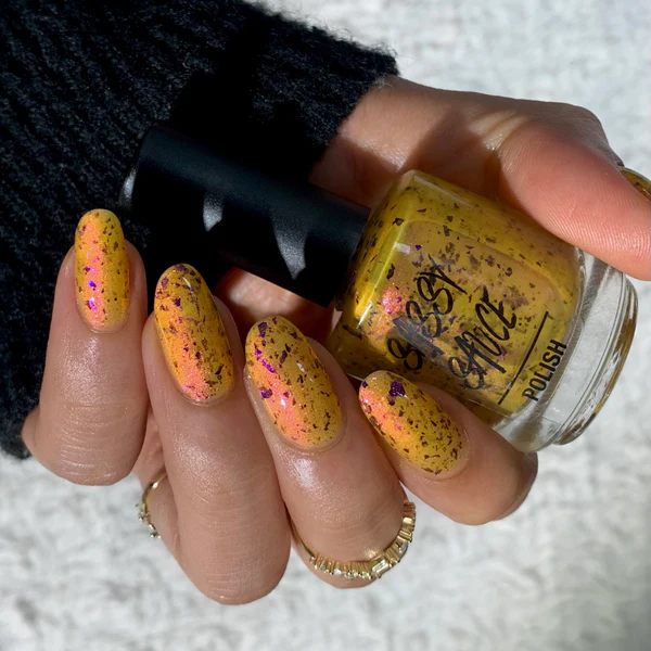 Lac de unghii Sassy Sauce Pettylicious, 15 ml [3]