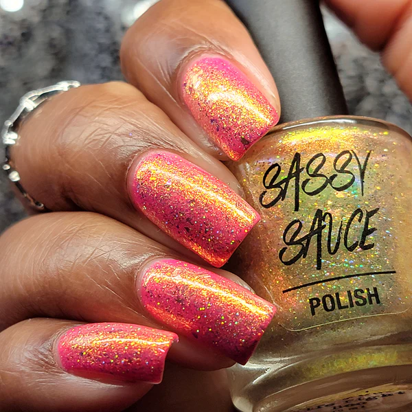 Lac de unghii Sassy Sauce Get Your Life Right Boo, 15 ml [4]