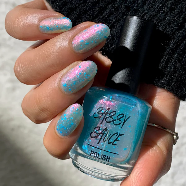 Lac de unghii Sassy Sauce Glimmer, 15 ml [0]