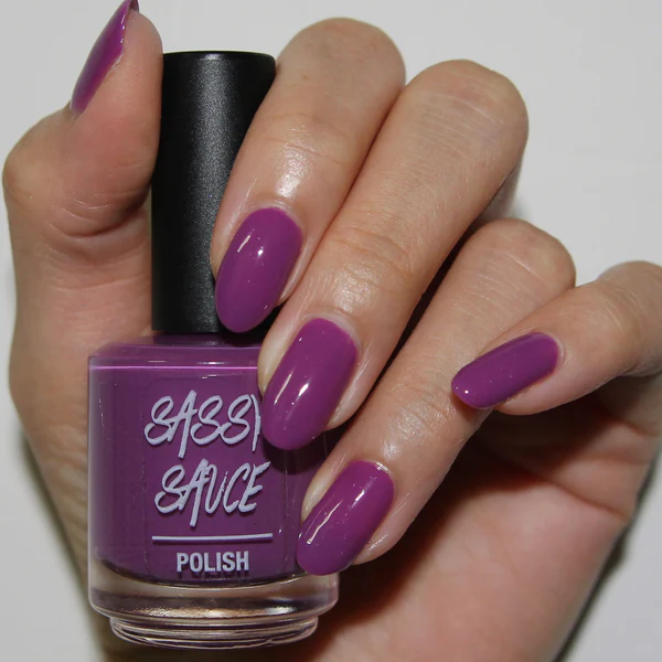 Lac de unghii Sassy Sauce Berrylicious, 15 ml [2]