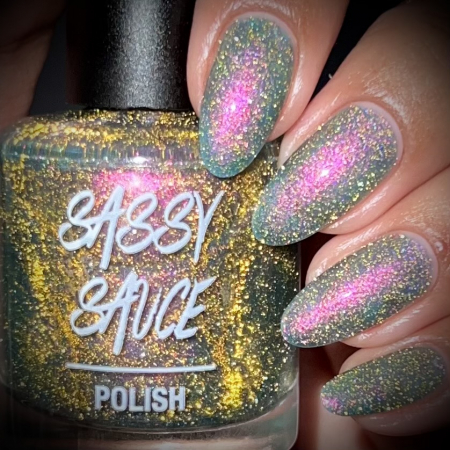 Lac de unghii Sassy Sauce Wet Spot, 15 ml [2]