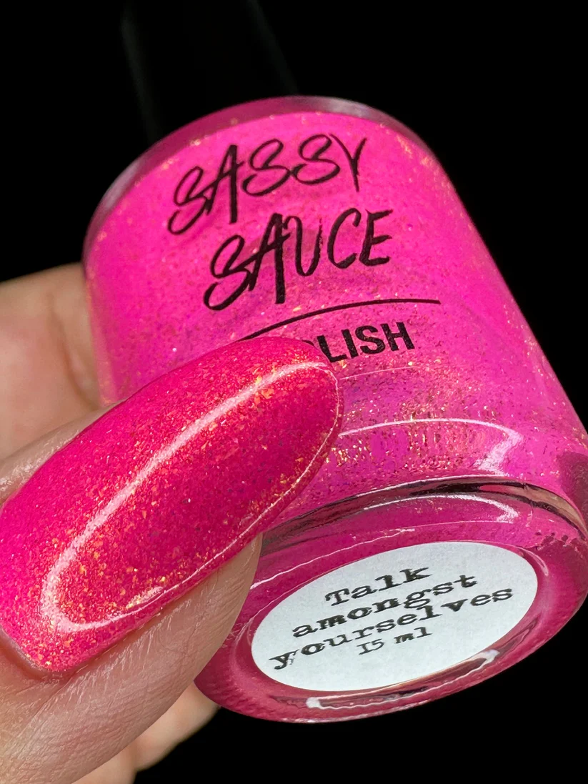 Lac de unghii Sassy Sauce Talk Amongst Yourselves, 15 ml [2]
