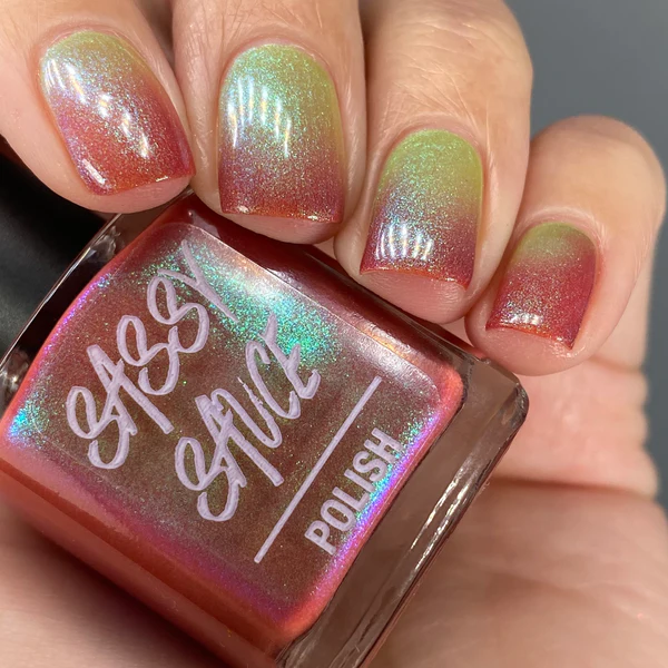 Lac de unghii Sassy Sauce Twisted Teracotta Tanzanite, 15 ml [0]