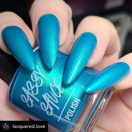 Lac de unghii Sassy Sauce Once in a Blue Moon, 15 ml [0]