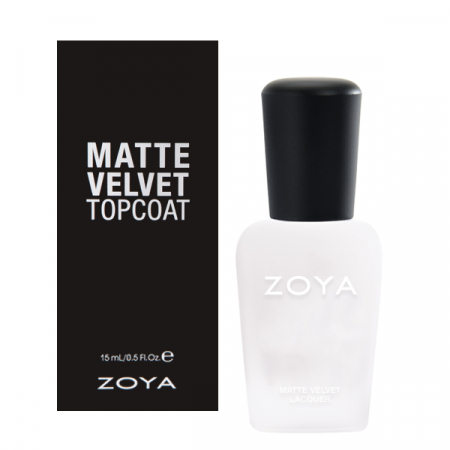Top Coat - Top coat mat Zoya Matte Velvet, 15 ml