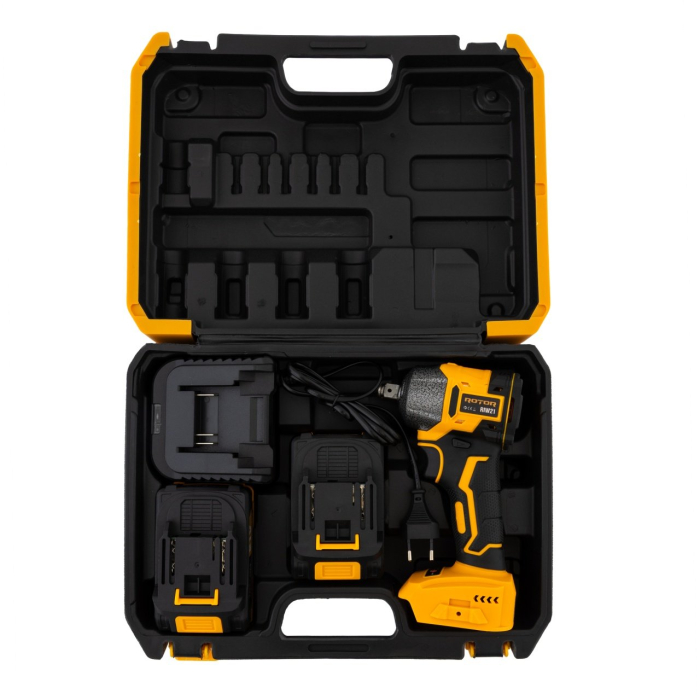 Autofiletanta cu impact pe acumulator ROTOR RIW21, 21 V /3 Ah, 320 Nm 2200 rot/min, 3300 BPM [2]