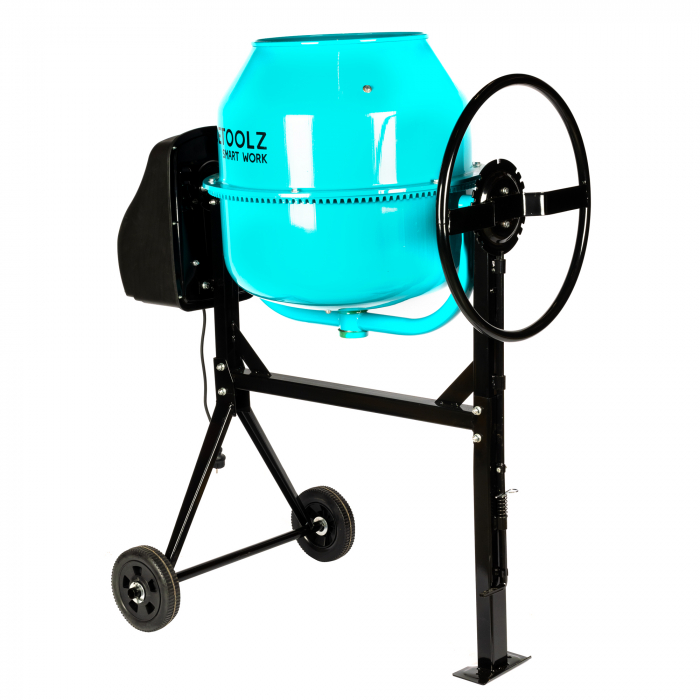 Betoniera Detoolz 140L, 850W, cu roti si coroana de fonta [15]