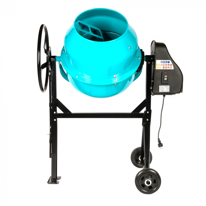 Betoniera Detoolz 140L, 850W, cu roti si coroana de fonta [5]