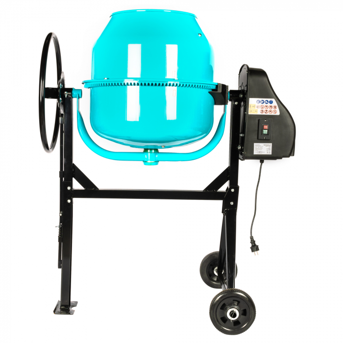 Betoniera Detoolz 140L, 850W, cu roti si coroana de fonta [4]