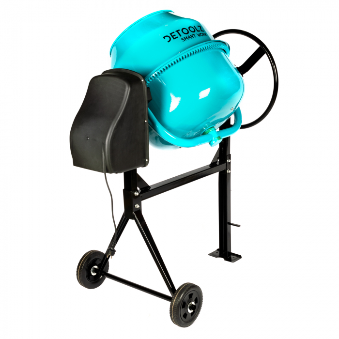 Betoniera Detoolz 140L, 850W, cu roti si coroana de fonta [11]