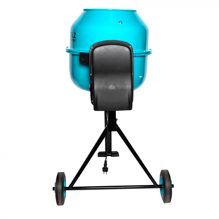 Betoniera Detoolz 160L, 1000W, cu roti si coroana de fonta [10]