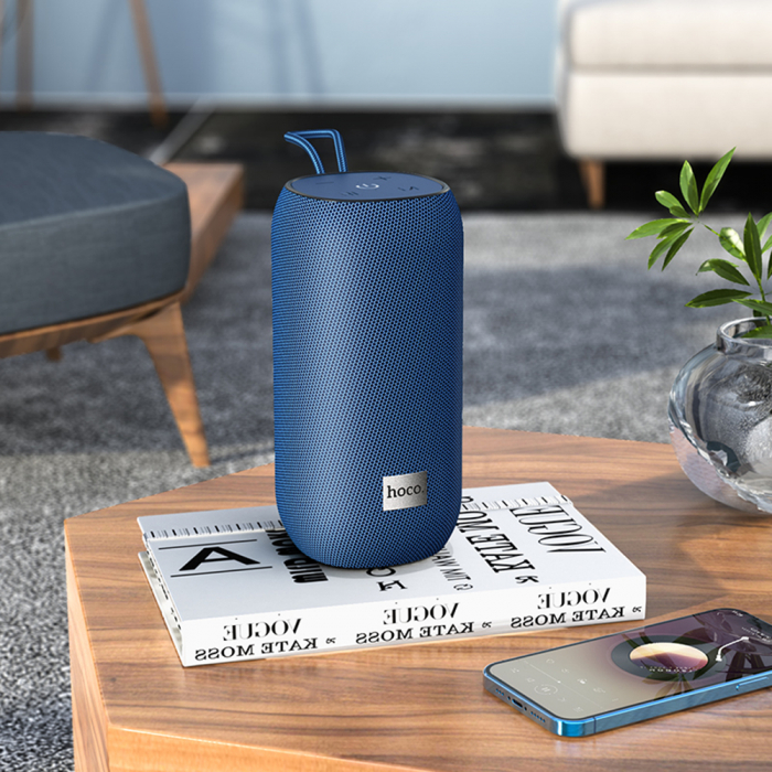 Boxa wireless portabila Hoco HC10, 5W, 1200mAh, bleumarin [2]
