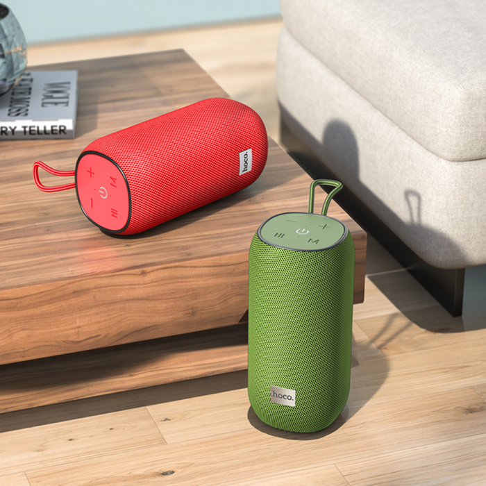 Boxa wireless portabila Hoco HC10, 5W, 1200mAh, verde [2]