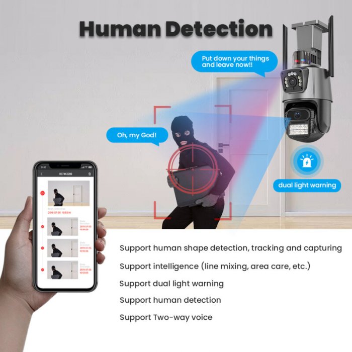 Camera supraveghere cu senzor de miscare Techsuit C11X, P11-QQ6 [5]