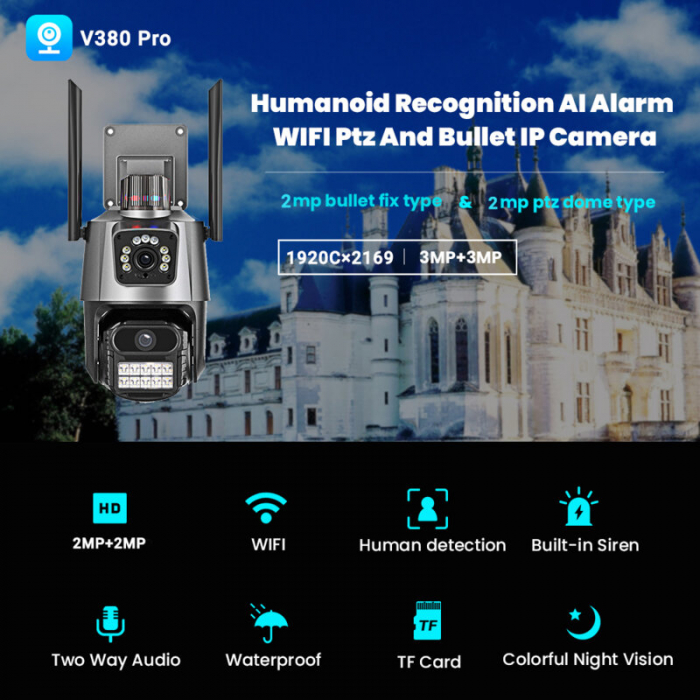 Camera supraveghere cu senzor de miscare Techsuit C11X, P11-QQ6 [4]